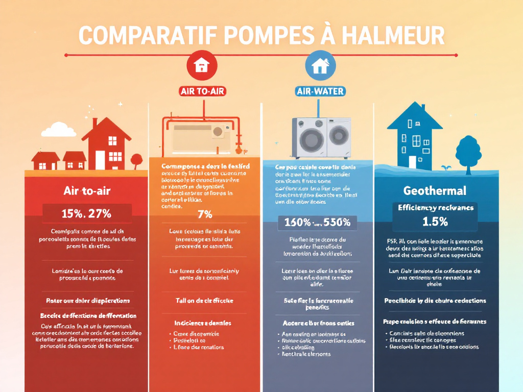 comparatif pompes à chaleur