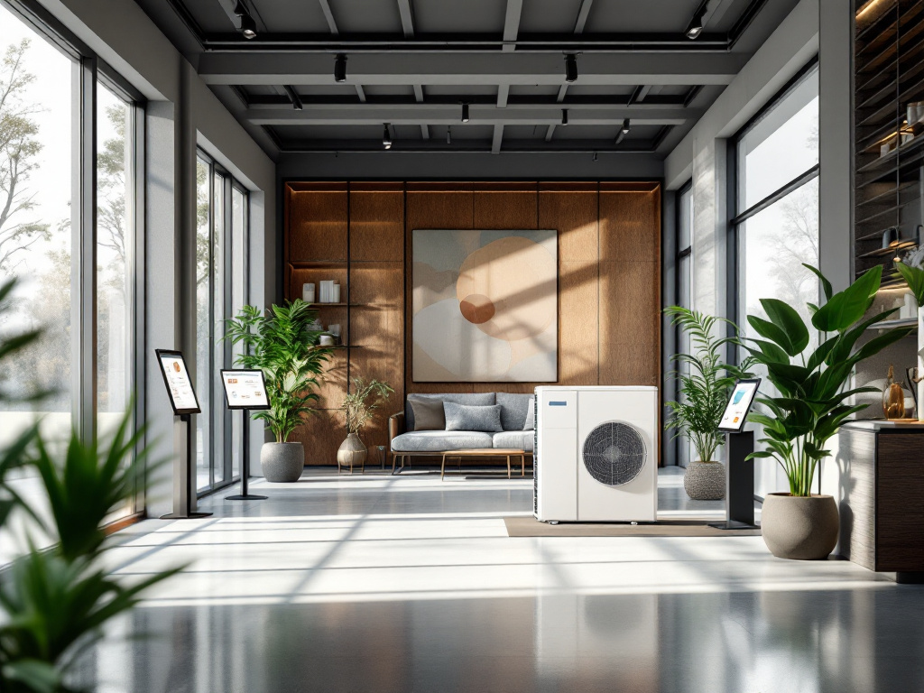 pompe à chaleur avec showroom